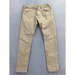 Todd Snyder Pants Mens 32x34 (32x32) Beige Stretch 5 Pocket Chino Slim Fit Khaki